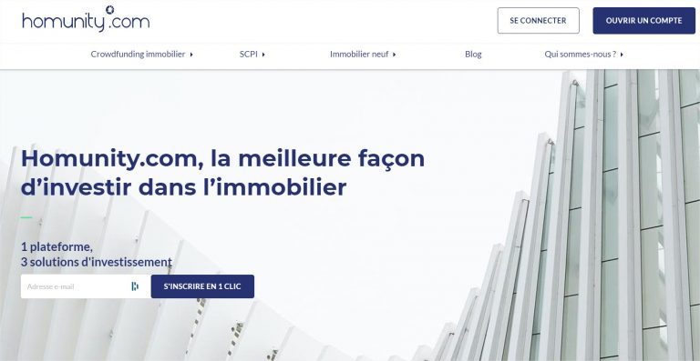 Homunity : La plateforme spécialisée dans le crowdfunding et l’investissement immobilier